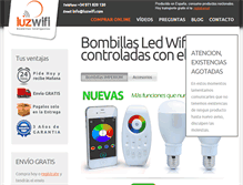 Tablet Screenshot of luzwifi.com